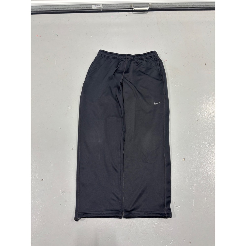Nike‎ Therma-FIT Mens XL Black Training Pants Fleece Lined Straight Sweatpants